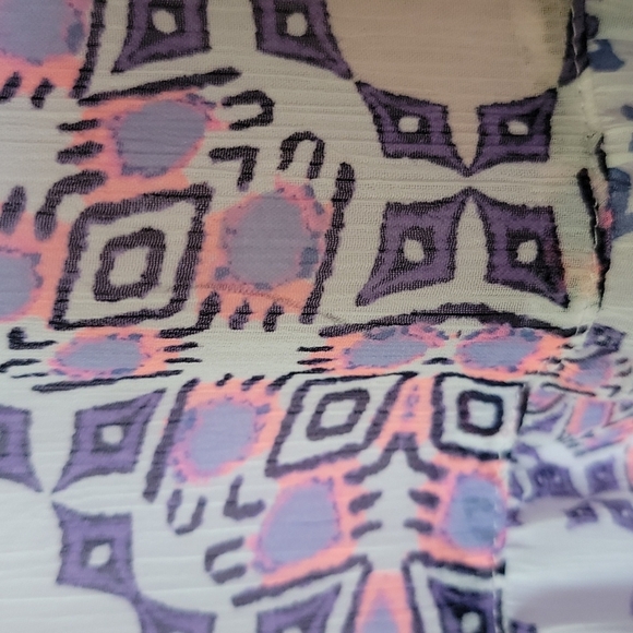 Express NWT Boho Hippie Soft Girl tiered flowy maxi skirt medium - Picture 5 of 11